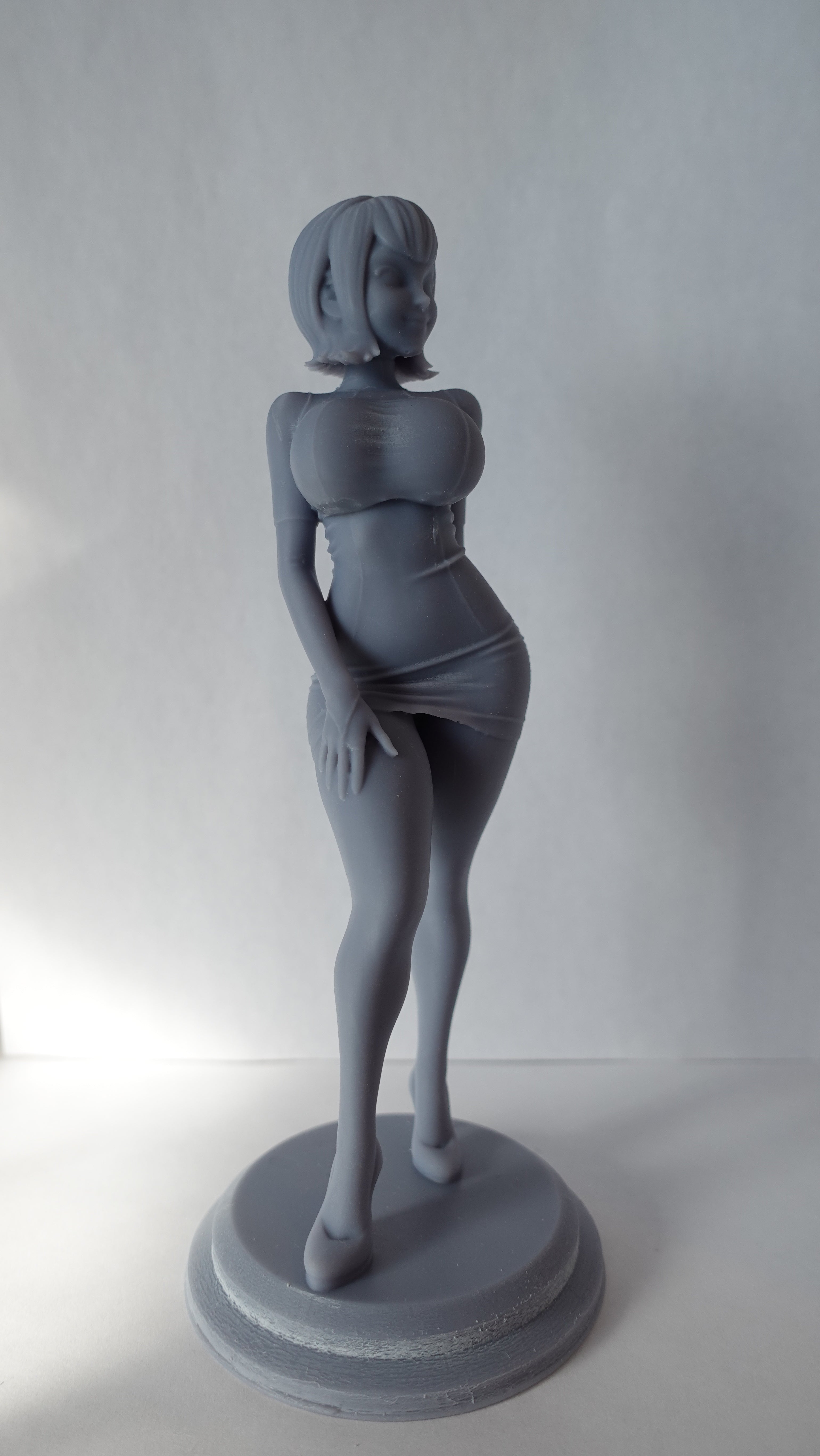 Mavis Dracula Fan Art Figure – 1/10 Scale Gothic Vampire Model Kit – 9" Unpainted Resin Statue