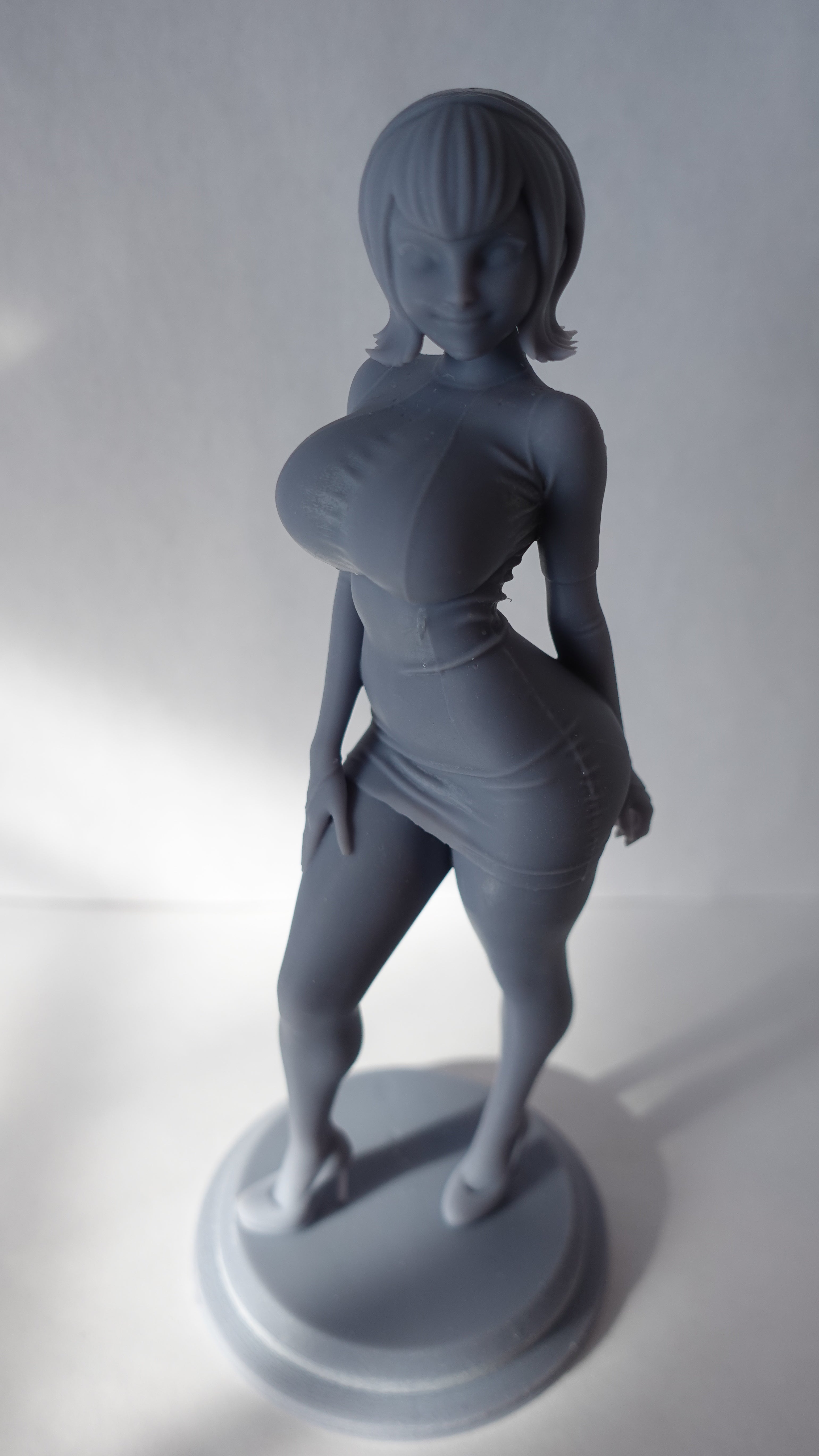 Mavis Dracula Fan Art Figure – 1/10 Scale Gothic Vampire Model Kit – 9" Unpainted Resin Statue