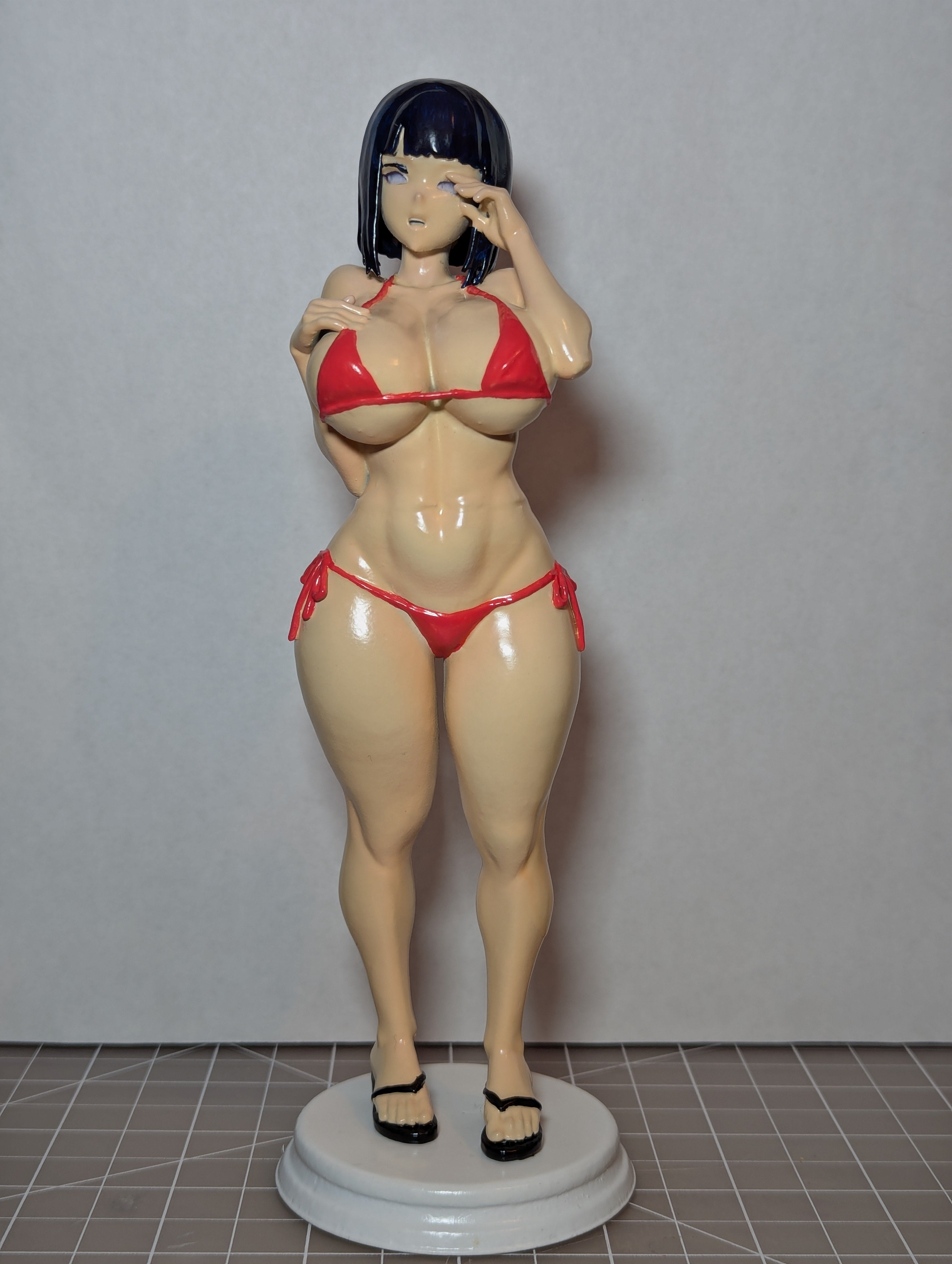 Hinata Hyuga Sexy Bikini Figure – 7.5" Boruto Anime Figure – Airbrushed Bikini Ver.