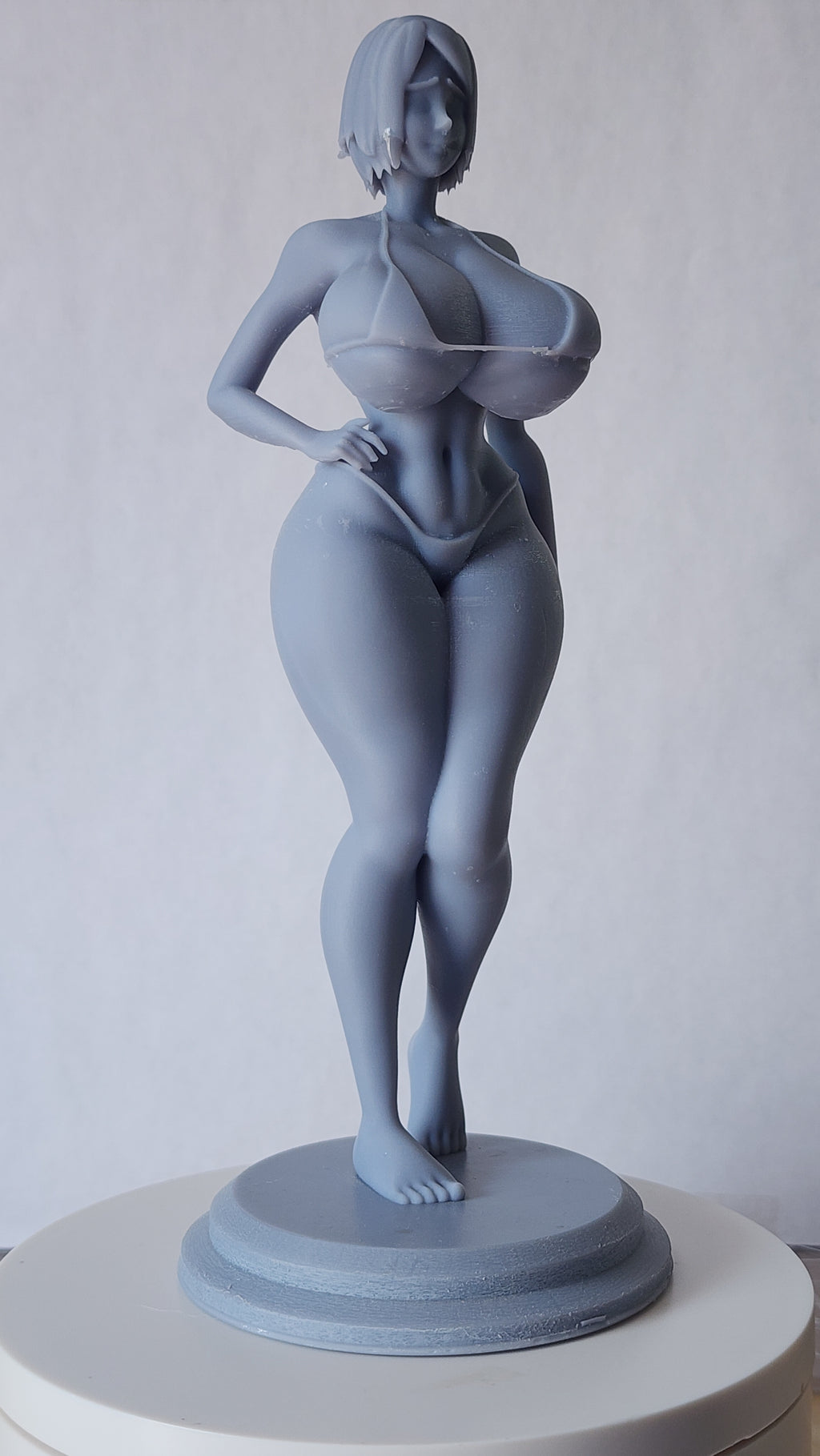 Sakura Haruno Spicy SFW  – Unpainted 3D Printed Figurine Statue Collectible (7" Tall)