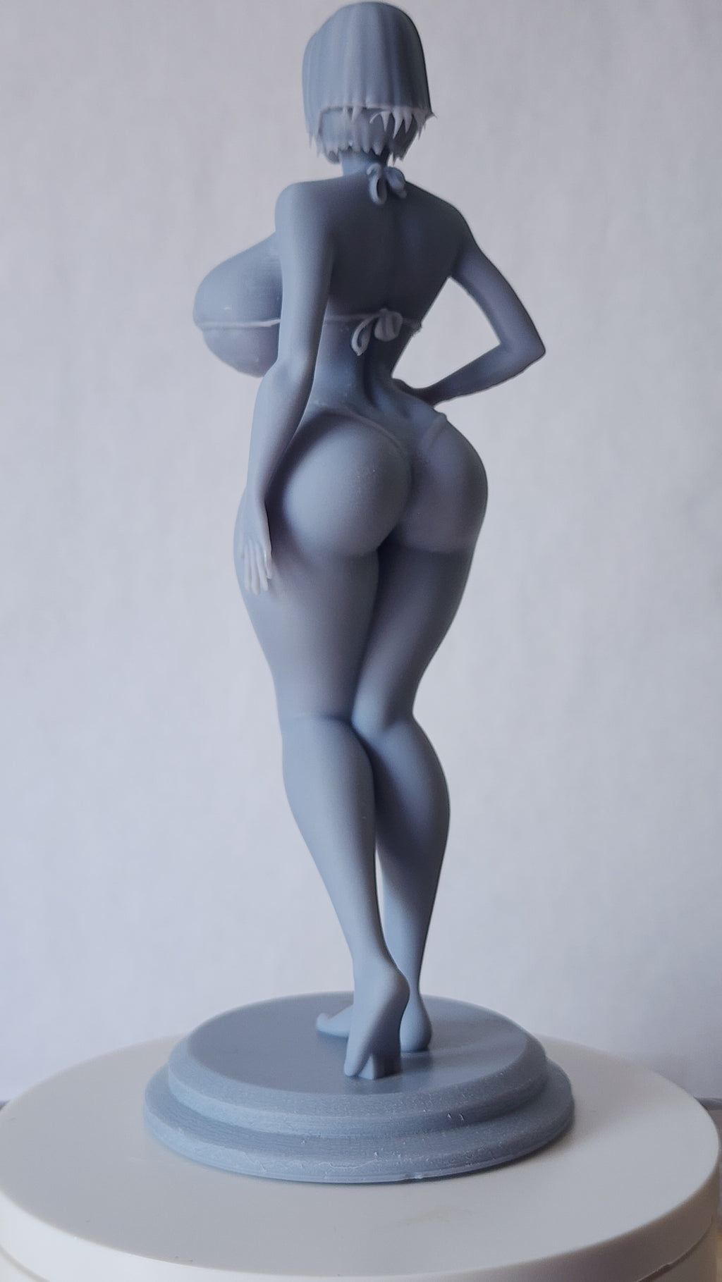 Sakura Haruno Spicy SFW  – Unpainted 3D Printed Figurine Statue Collectible (7" Tall)