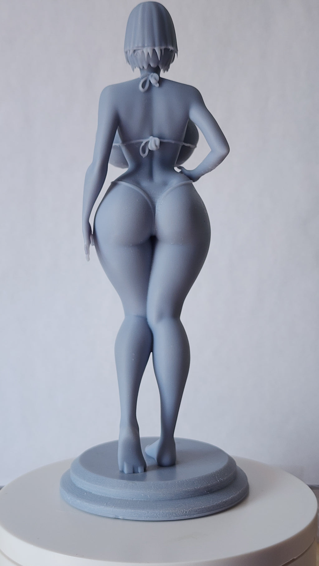 Sakura Haruno Spicy SFW  – Unpainted 3D Printed Figurine Statue Collectible (7" Tall)