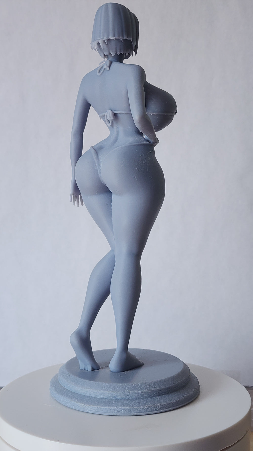 Sakura Haruno Spicy SFW  – Unpainted 3D Printed Figurine Statue Collectible (7" Tall)