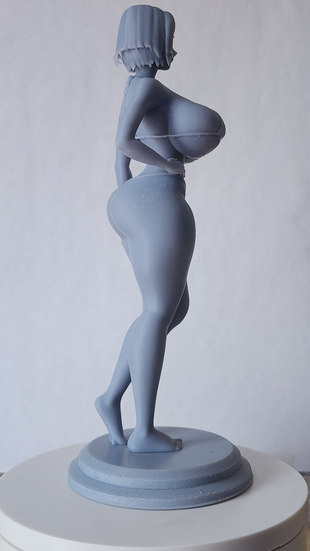 Sakura Haruno Spicy SFW  – Unpainted 3D Printed Figurine Statue Collectible (7" Tall)