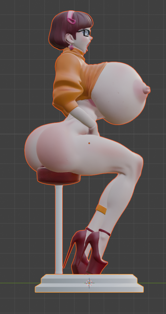 NSFW Busty Velma Premium Statue Resin Figure Scooby Doo Adult Collectible
