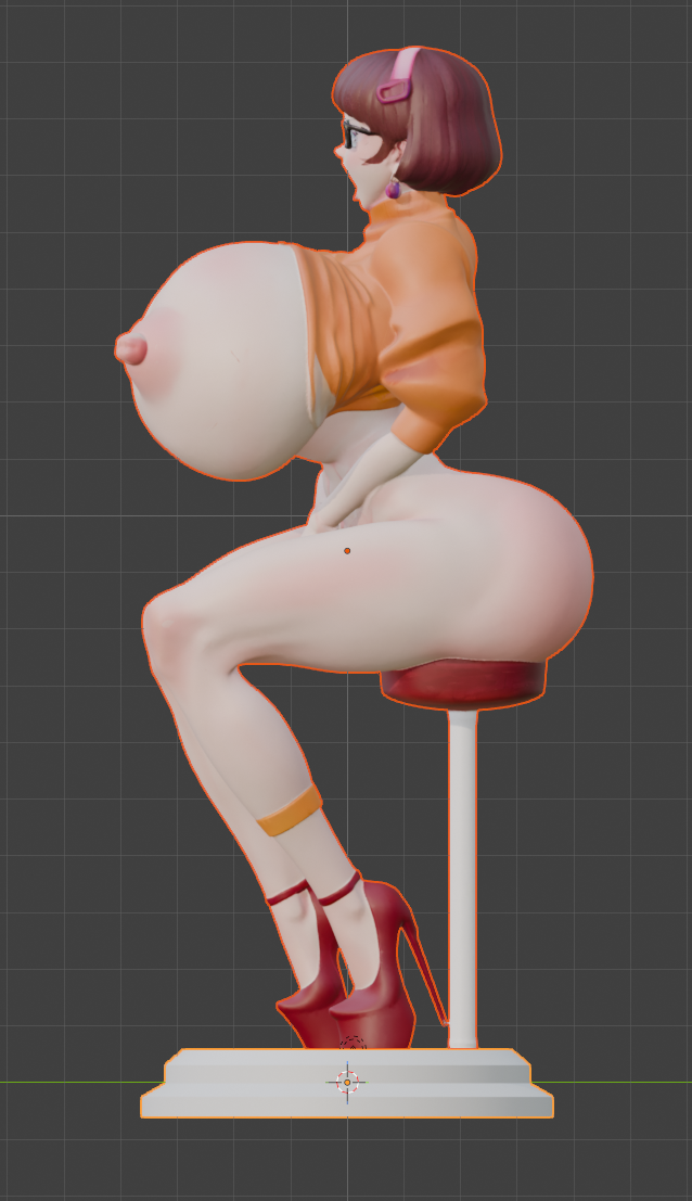 NSFW Busty Velma Premium Statue Resin Figure Scooby Doo Adult Collectible